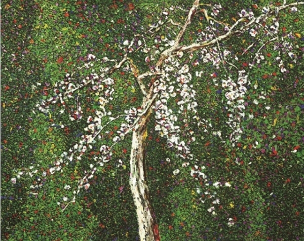 김두해 작품 '백도화'