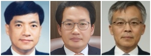 (왼쪽부터) 이성윤 서울중앙지검장, 심재철 대검 반부패부장, 조남관 법무부 검찰국장