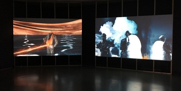 홍남기(1975~ ), 드로잉·싱글 채널 영상, 4min 46sec, 2018.