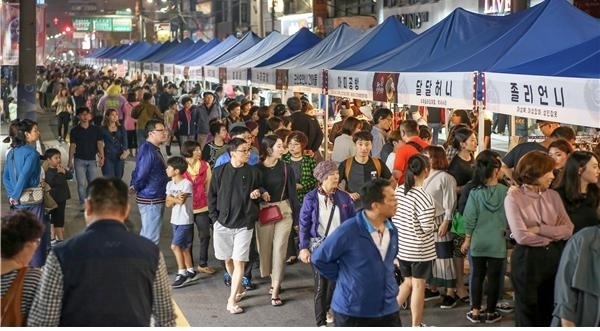 군산시간여행축제 모습.