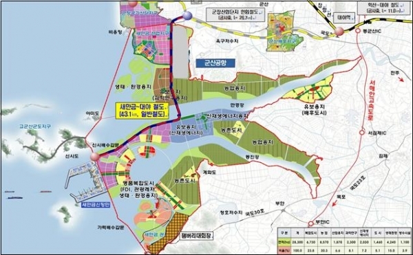 인입철도 위치도.