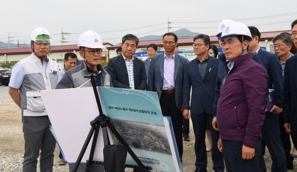 테크노밸리 제2일반산업단지 현장 간담회 모습.