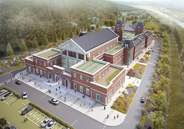 전주 치명자성지 세계평화의전당 조감도.