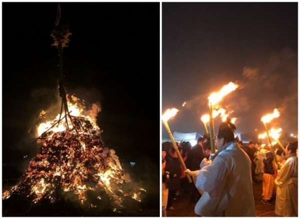 남원 인월의 달맞이.