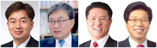 (왼쪽부터) 이덕춘, 이상직, 정운천, 최형재. 사진=이름 가나다 순