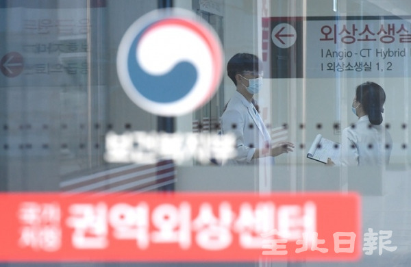 국내 8번째 확진자가 군산에서 발생한 지난달 31일 확진자가 입원 치료중인 원광대병원 권역외상센터. 전북일보 자료사진