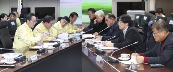 6일 전북도가 도청 재난상황실에서 도내 관광산업계 대표를 초청해 간담회를 열었다.