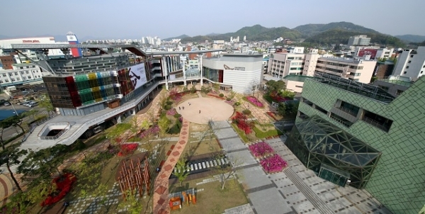 전주 한국전통문화전당 전경.