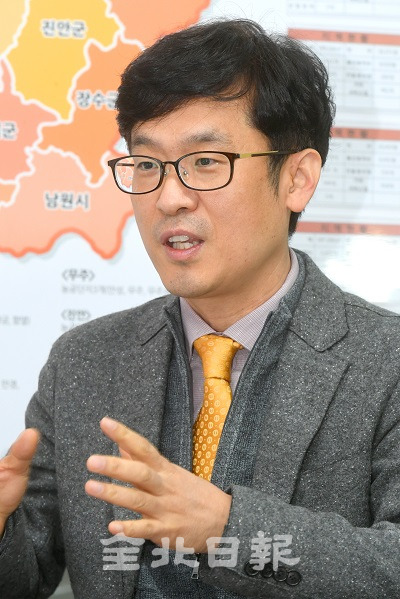 김근영 중소벤처기업진흥공단 전북지역본부장. 오세림 기자