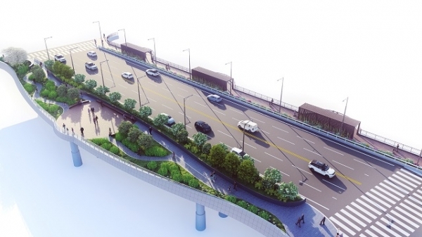 삼천횡단교량 조감도.