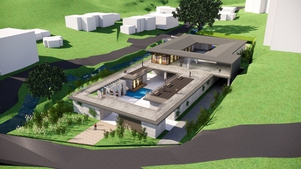 전주 흑석골에 조성될 '전통한지 생산시설' 조감도.