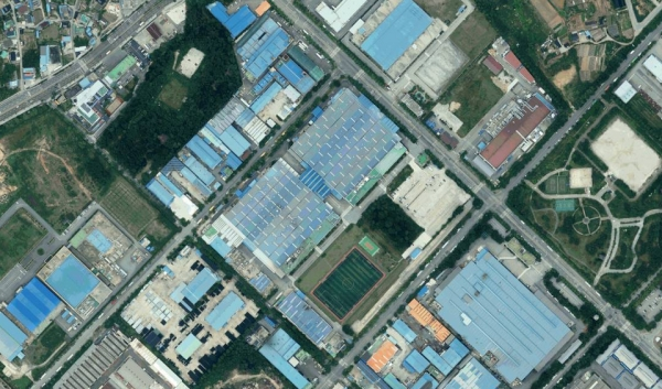 만도 익산공장 / 지도 = 국토정보맵