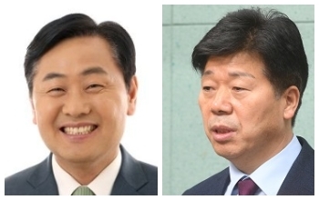 김관영 후보(왼쪽)와 최형재 후보