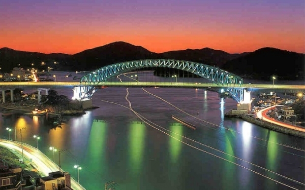 통영대교.