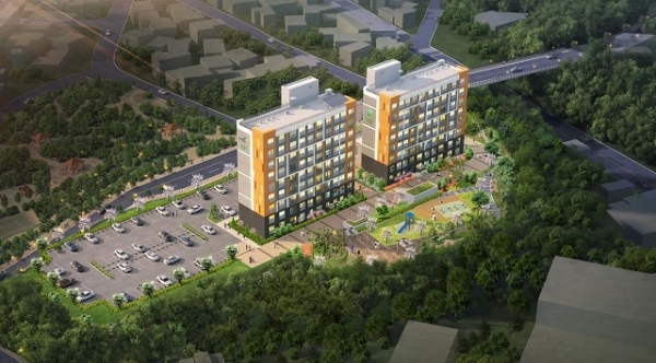 군산 금광지구 행복주택 조감도.