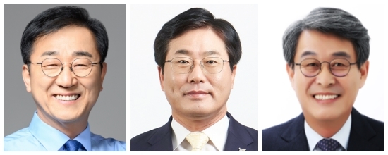 (왼쪽부터) 김윤덕·염경석·김광수 후보.