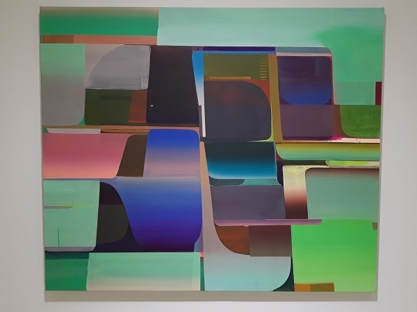 성낙희 작품. Sequence 1 , 2019, 캔버스에 아크릴. 110×130cm.