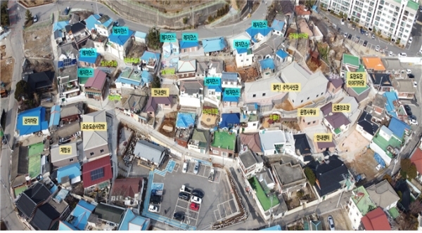 군산시 '근대마을 조성사업' 부지.