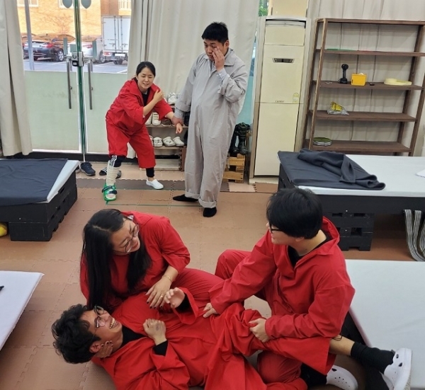 마진가 '나를 돌아와' 연습 장면.