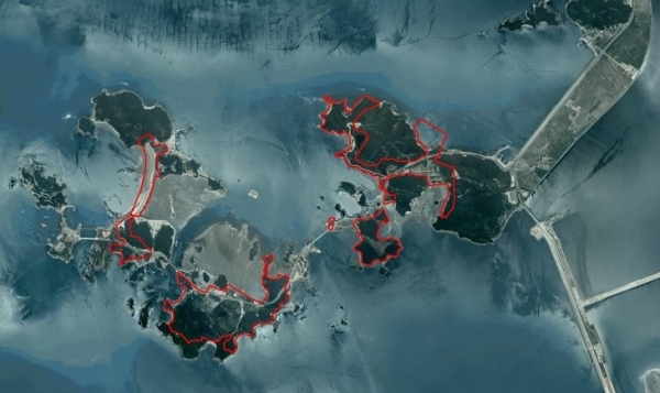 고군산군도 개발사업 지역.