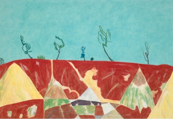 김선두 작품 '느린풍경-산이길'.