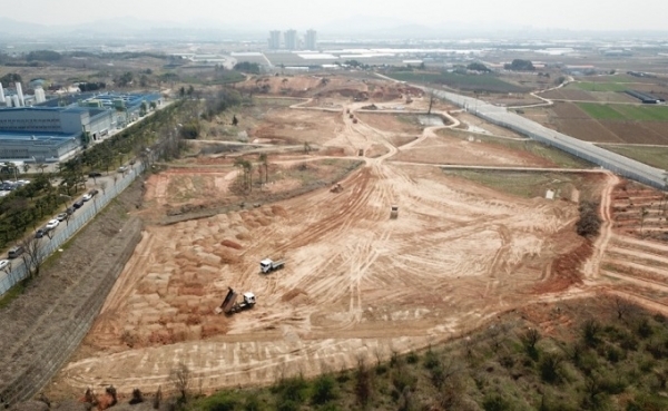 완주농공단지 부지.