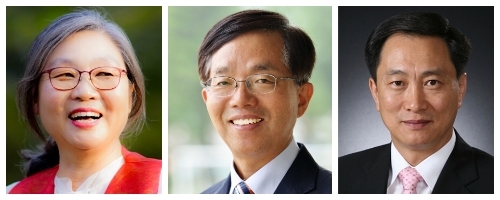 (왼쪽부터) 이리남초 권미숙 교장, 소양중 배창수 교장, 칠보고 안석태 교장.