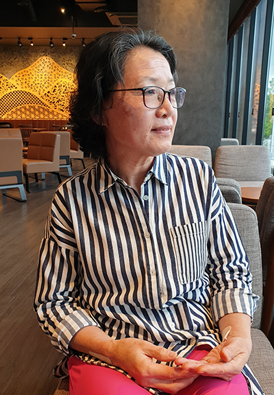 5·18 당시 전북대학교 총여학생회장이었던 문희선 씨