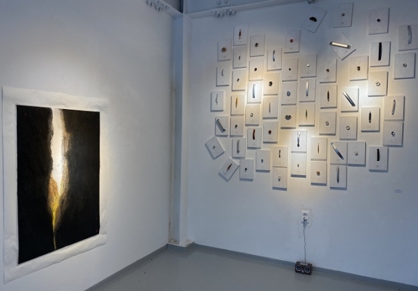 창작발표 전시장 전경.