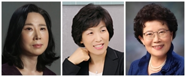 (왼쪽부터) 바다문학상 대상 이은원, 본상 박미림, 찾아드리는 상 이소애.