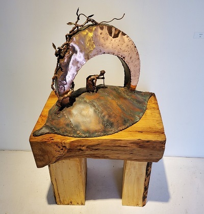 조각분과 회원 작품 '황혼'