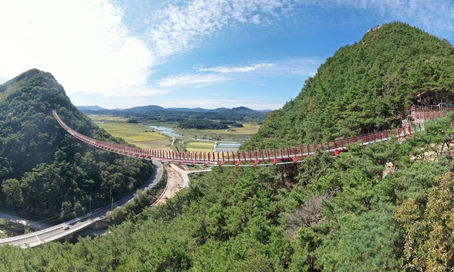 순창 채계산 출렁다리