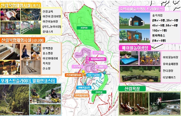 내장산자연휴양림 조성계획