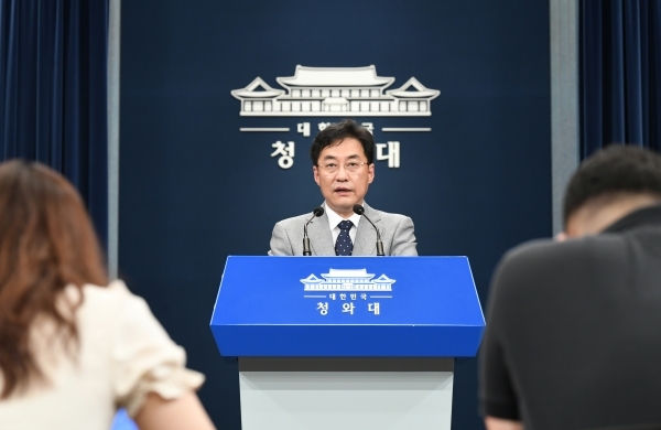 강민석 청와대 대변인 /연합뉴스