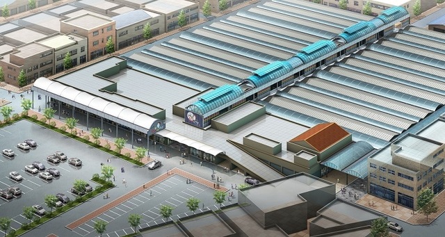 남원공설시장 아케이드 설치사업 조감도.