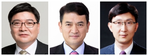 (왼쪽부터) 김용진, 김경욱, 안효준.