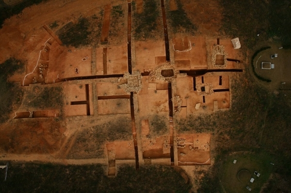 고창 봉덕리고분군 발굴조사 전경.