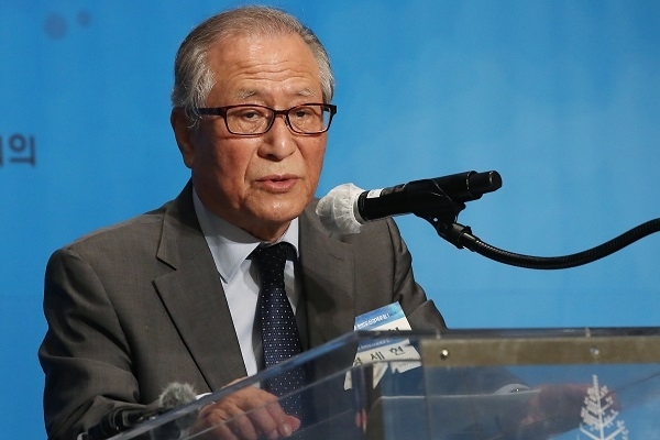 정세현 민주평통 수석부의장. 연합뉴스