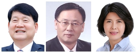 (왼쪽부터) 강동화·김현덕·이미숙 시의원