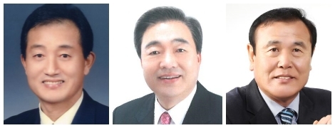 (왼쪽부터) 김대오·최찬욱·김만기 도의원