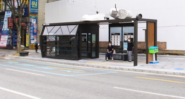 전라고 예술 승강장.