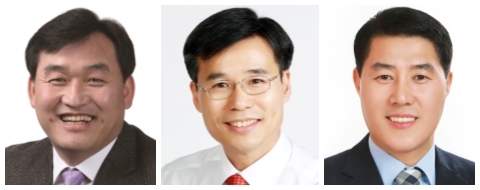 (왼쪽부터) 운영위원장 기시재·자치행정위원장 정상섭·경제산업위원장 정상철.