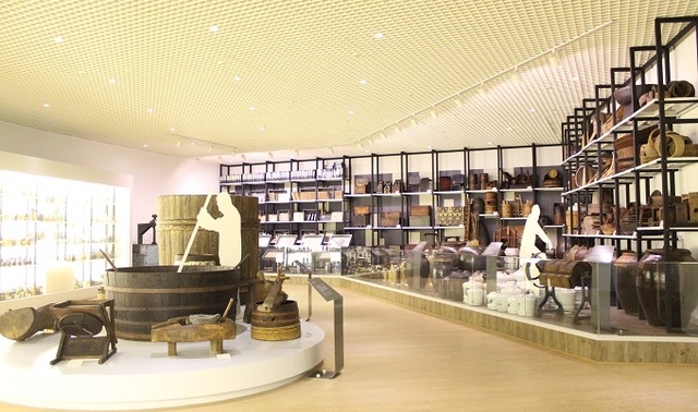 완주 대한민국술테마박물관 내부 모습.