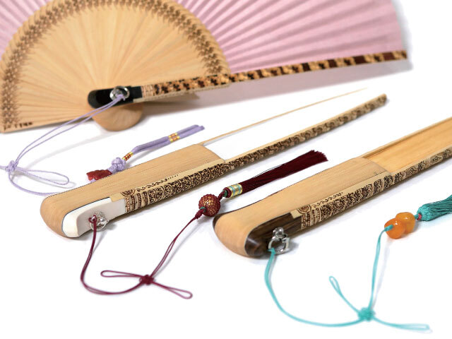 김동식作 천연 염색 백접선