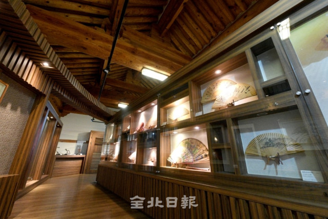 전주부채문화관 전시실 / 사진=오세림 기자