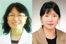 신임 양연미 치과진료처장(좌)과 전임 유미경 처장.