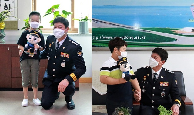 익산한벌초 정서율 학생(왼쪽 사진)과 익산궁동초 노민준 학생.