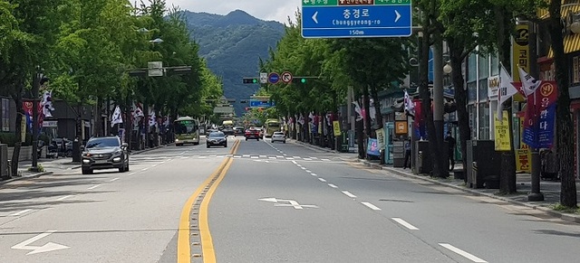 지난 15일부터 17일까지 전주시가 제72주년 제헌절을 맞아 시내 주요도로 39개 구간에 태극기 6200여 기를 게양했다. 사진제공= 전주시