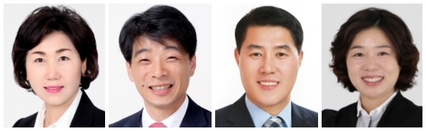 (왼쪽부터) 이남희·이도형·정상철·김은주 정읍시의원