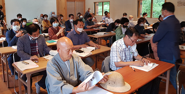 23일 남원시는 전북도와 함께 남원 실상사 선재집에서 실상사 편운화상 승탑 보물지정을 위한 학술대회를 개최했다